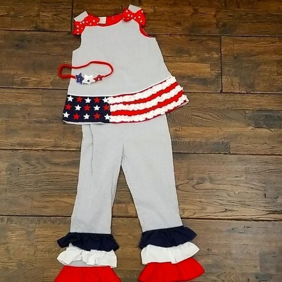 Girls 4th of July outfit